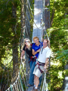Me With Dear Friends Elaine And Dane, Hiking By The Treehouses