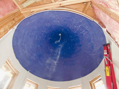 The Turret Ceiling, Nearing Completion