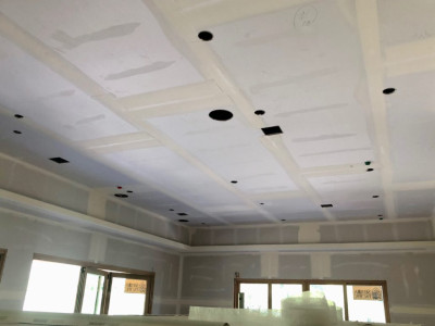Soffited Ceiling Feature With Led Glow Accent Lighting