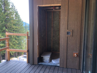 The Exterior Sauna, On The Slopeside Deck